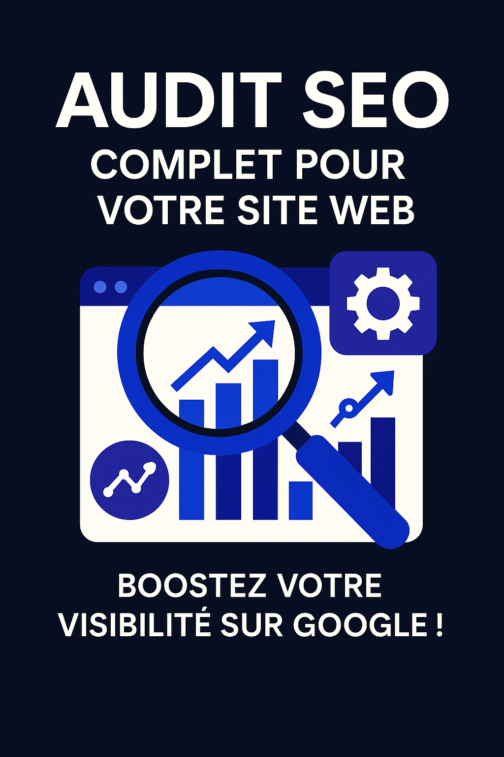Image de couverture dédiée au produit de type Service dans le domaine :SEO, pour le produit Je vais faire un Audit SEO complet pour propulser votre site dans Google