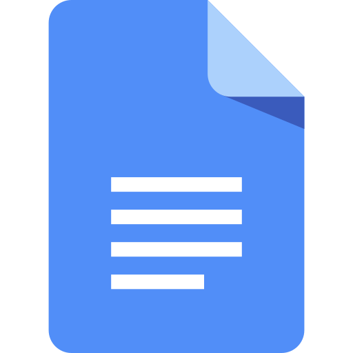 Icone Google Docs disponible sur le site